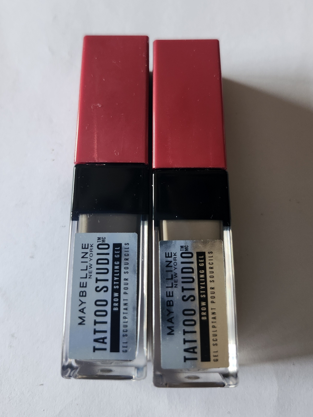 Maybelline Tattoo Studio Brow Styling Gel Duo X500 Set Of 2 New